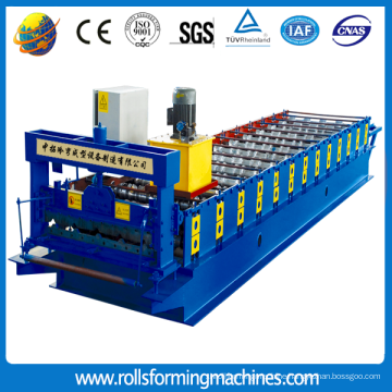 Galvanized Aluminium Metal Roof Tile Roll Forming Machine